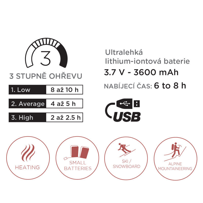 Vyhrievané rukavice THERM-IC ULTRA HEAT BOOST Mittens Men