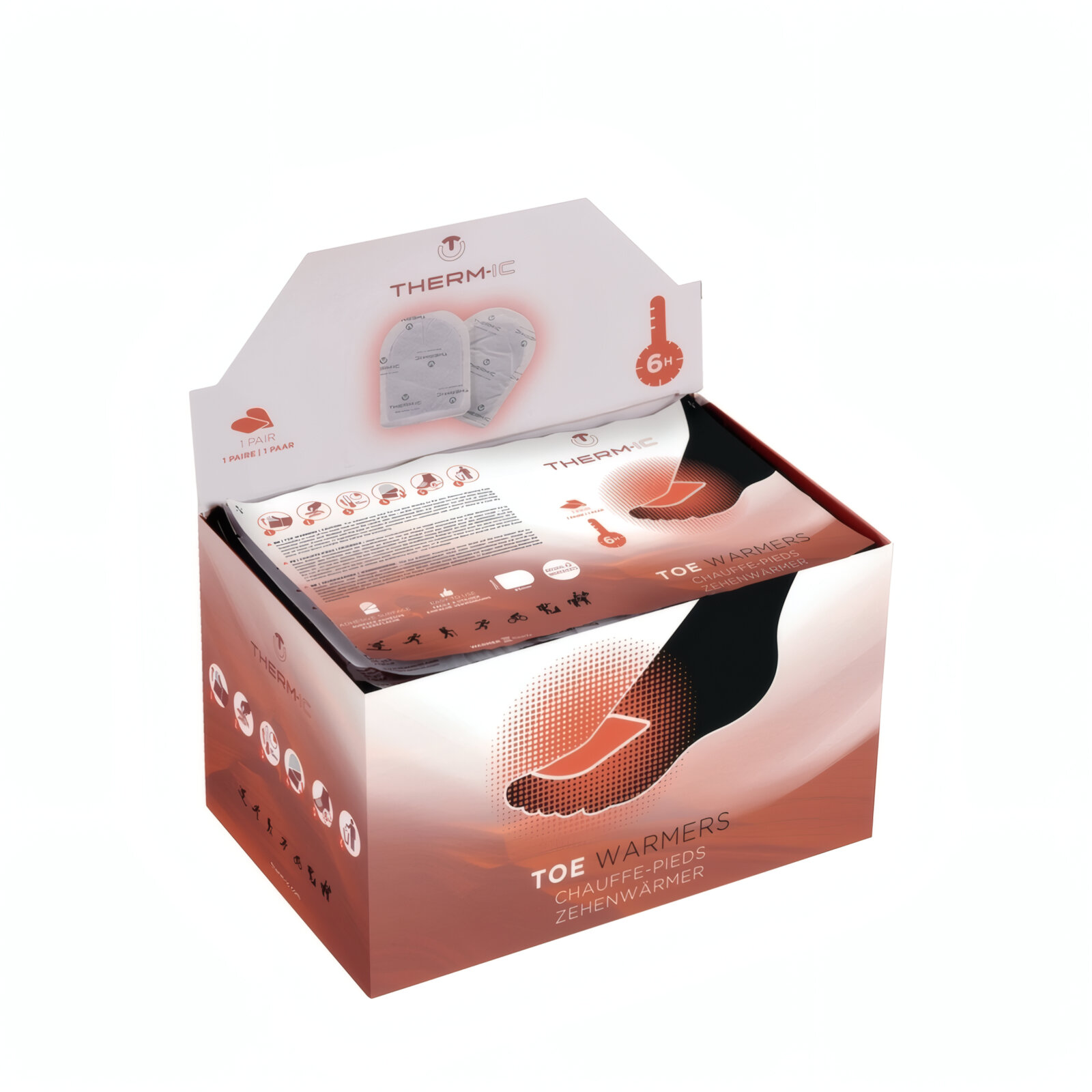 Ohrevné vankúšiky na prsty Therm-ic Toe Warmers