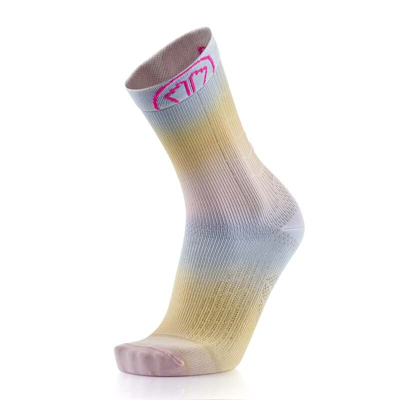 Laufsocken Sidas Run Motion Crew Rainbow