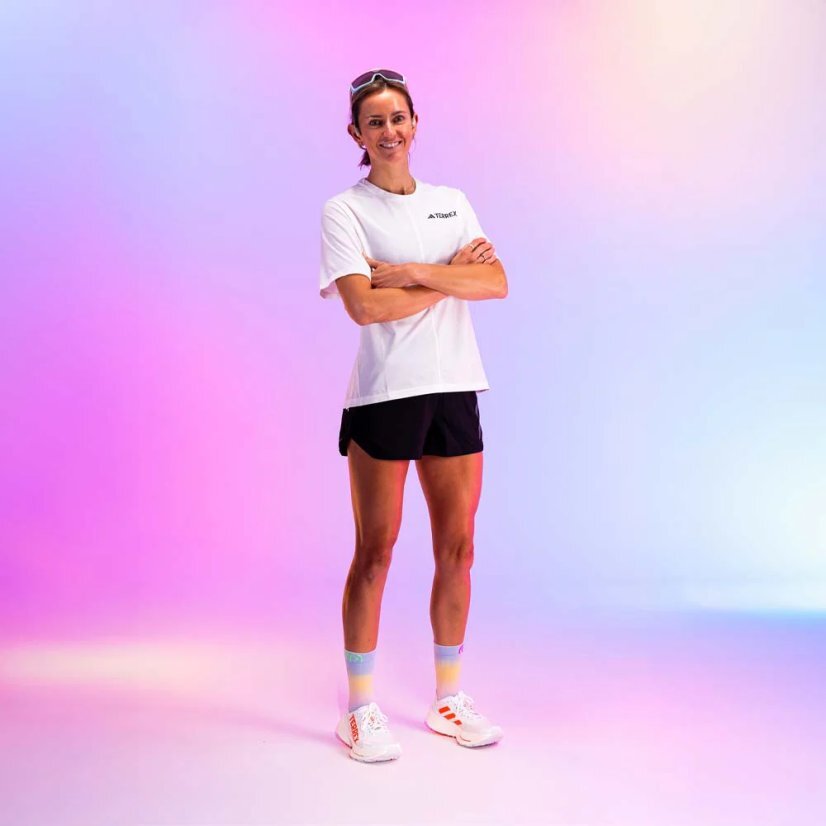 Laufsocken Sidas Run Motion Crew Rainbow