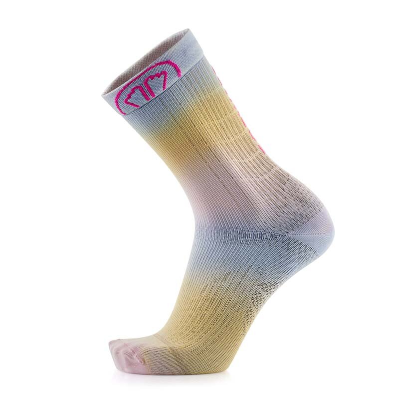 Laufsocken Sidas Run Motion Crew Rainbow