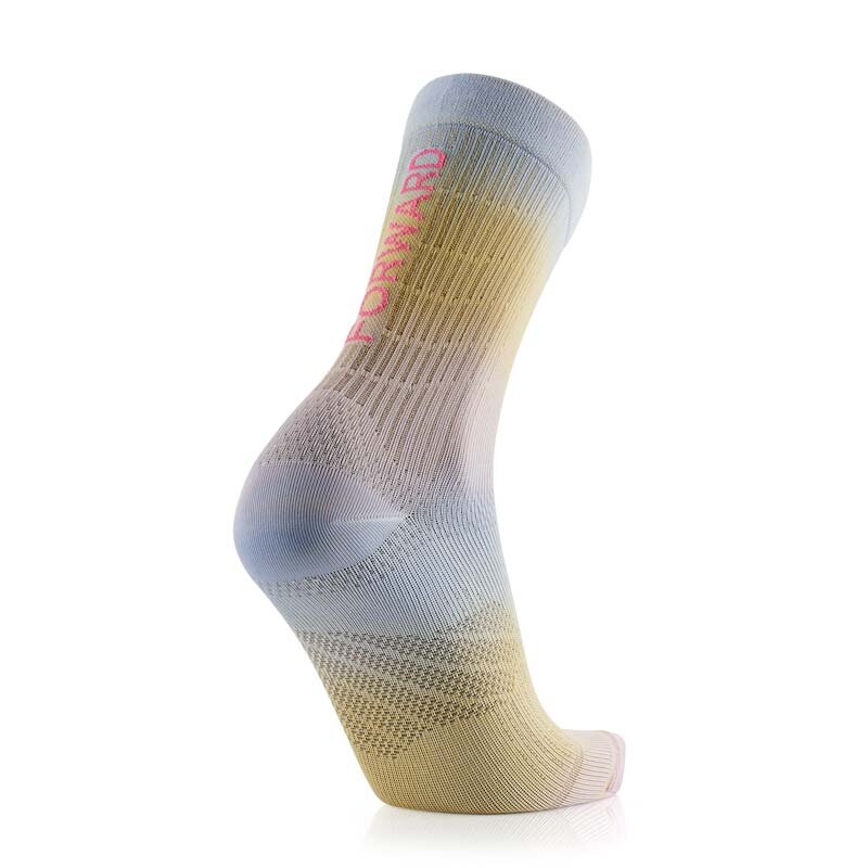 Laufsocken Sidas Run Motion Crew Rainbow