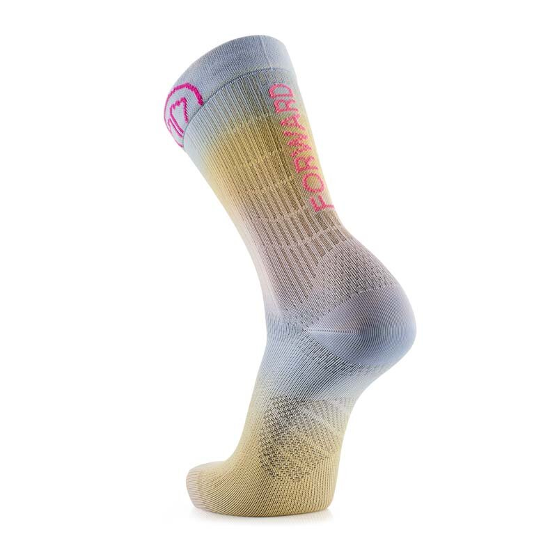 Laufsocken Sidas Run Motion Crew Rainbow