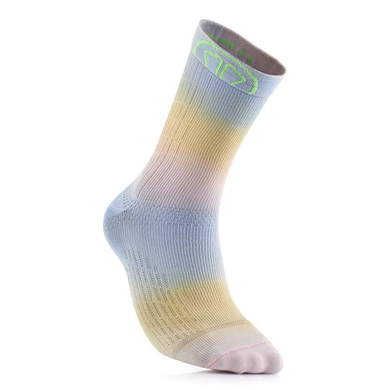 Laufsocken Sidas Run Motion Crew Rainbow