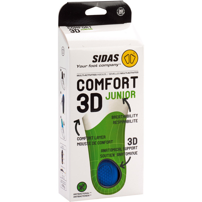 Kinder-Einlegesohlen Sidas Comfort 3D Junior