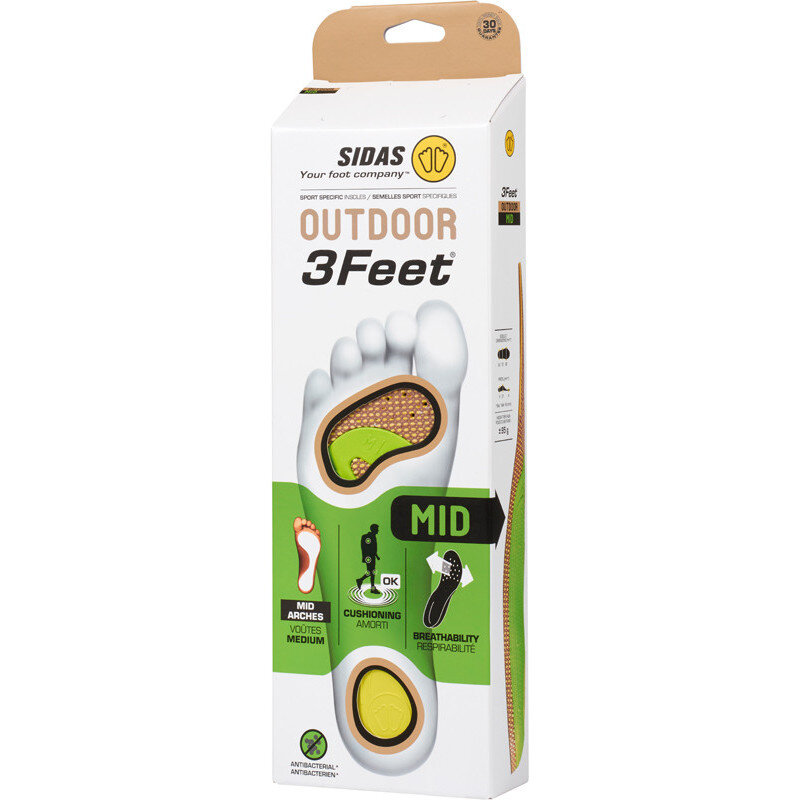 Wander-Einlegesohlen Sidas 3Feet Outdoor