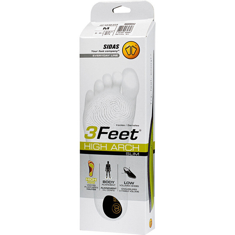 Einlegesohlen Sidas 3Feet Slim