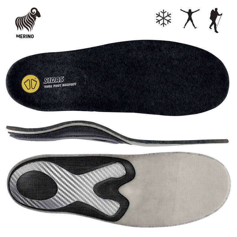 Einlegesohlen Sidas Comfort+ Merino