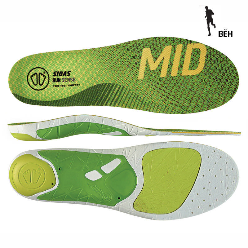 Lauf-Einlegesohlen Sidas Run 3Feet Sense