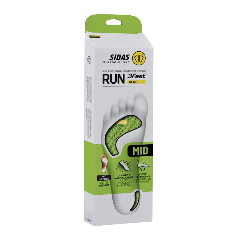 Lauf-Einlegesohlen Sidas Run 3Feet Sense